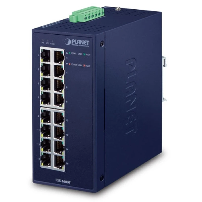 Image of PLANET IGS-1600T network switch Unmanaged L2 Gigabit Ethernet (10/100/