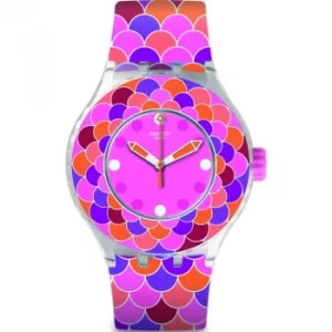 Image of Ladies Swatch Pedrinha Rosa Watch
