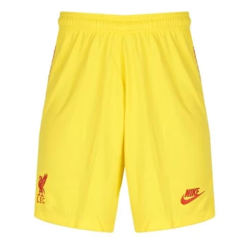 Image of Nike Liverpool Third Shorts 2021 2022 - Yellow