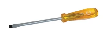 Image of T4810 03 Heavy Duty Classic Screwdriver Flared Tip Slotted 5 x 75mm - CK