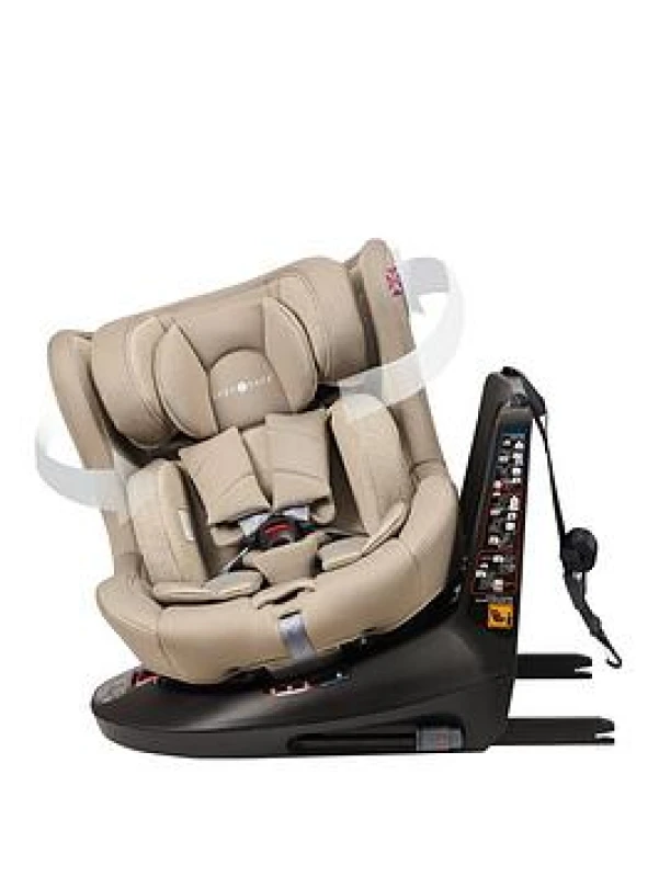 Image of Cozy N Safe Comet+ 360&deg; 40-150cm Child Car Seat - Ecru, Cream EST231-2