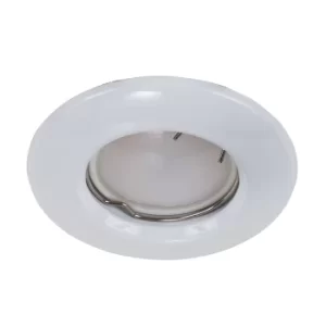 Image of Pack of 6 MiniSun Non-Fire Rated Steel Fixed Downlights in White