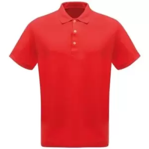 Image of Professional CLASSIC PolyCotton Polo TShirt mens in Red. Sizes available:UK S,UK M,UK L,UK XL,UK XXL