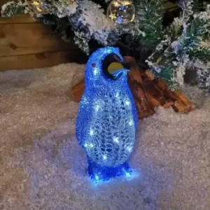 Image of 30cm LED Indoor Outdoor Baby Acrylic Penguin Christmas Decoration