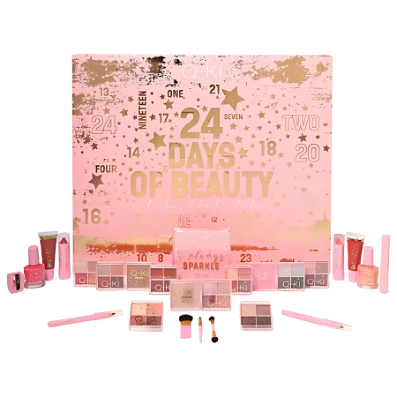 Image of Q-KI 24 Days Of Beauty Advent Calendar 2024 - 24 Pieces