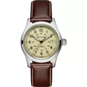 Image of Mens Hamilton Khaki Field 38mm Automatic Automatic Watch
