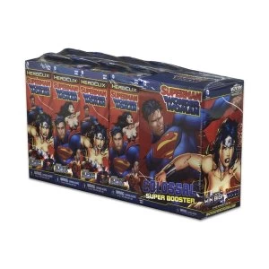 Image of DC Hero Clix Superman Wonder Woman 9 Booster Bricks