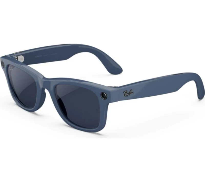 Image of RAY-BAN Meta Wayfarer (Gen 2) Glasses - Shiny Cosmic Blue with Clear to Sapphire Transitions Lenses 8056262721438