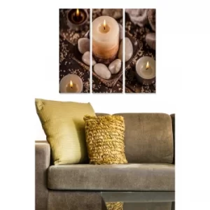 Image of MDF353360432 Multicolor Decorative MDF Painting (3 Pieces)