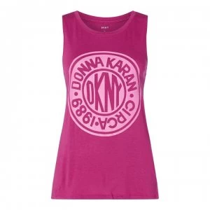 Image of DKNY Side Panel Vest - 681 Pink PRT
