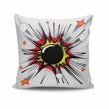 Image of NKRLNT-055 - No Filling Multicolor Cushion Cover