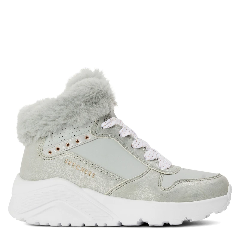 Image of Skechers Unisex Kids Unolite High-Top Trainers Grey unisex C10 (27.5)