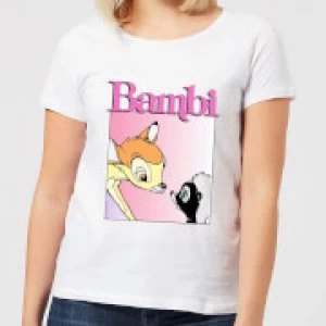 Image of Disney Bambi Nice To Meet You Womens T-Shirt - White - L