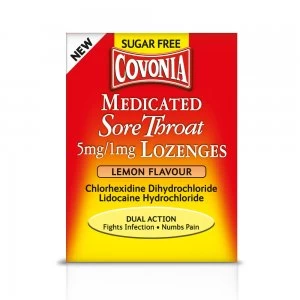 Image of Covonia Sore Throat Lozenges - Lemon