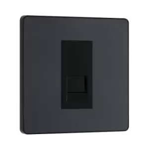 Image of BG Evolve Matt Grey Single Secondary Telephone Socket - PCDMGBTS1B