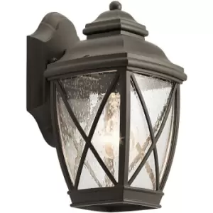 Image of Elstead Tangier Small Outdoor Wall Lantern Olde Bronze, IP44