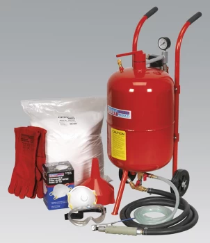 Image of Sealey SBKIT Shot & Soda Blasting Kit