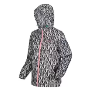 Image of Regatta Orla Kiely Waterproof Summer Pack It Jacket - SteminVseBlk