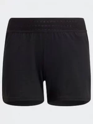Image of adidas Heat.rdy Shorts, Black/White, Size 11-12 Years
