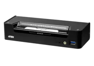 Image of ATEN 3-Port USB-C DisplayPort Hybrid KVMP Switch