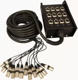 Image of Cobra 12 Inputs Stage Box Snake (INPUTS Only) 10m