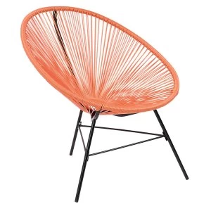 Image of Charles Bentley Retro Lounge Chair - Orange