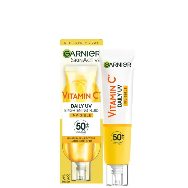 Image of Garnier Vitamin C Daily UV Brightening Fluid Invisible SPF 50+ 40ml