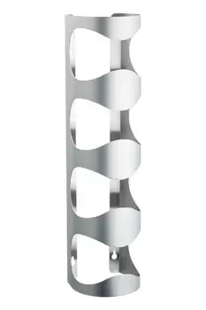 Image of Stainless Steel Wall Mounted Wine Rack, 10x11x45cm, Gift tagged
