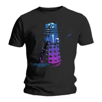 Image of Doctor Who - Dalek Unisex XX-Large T-Shirt - Black