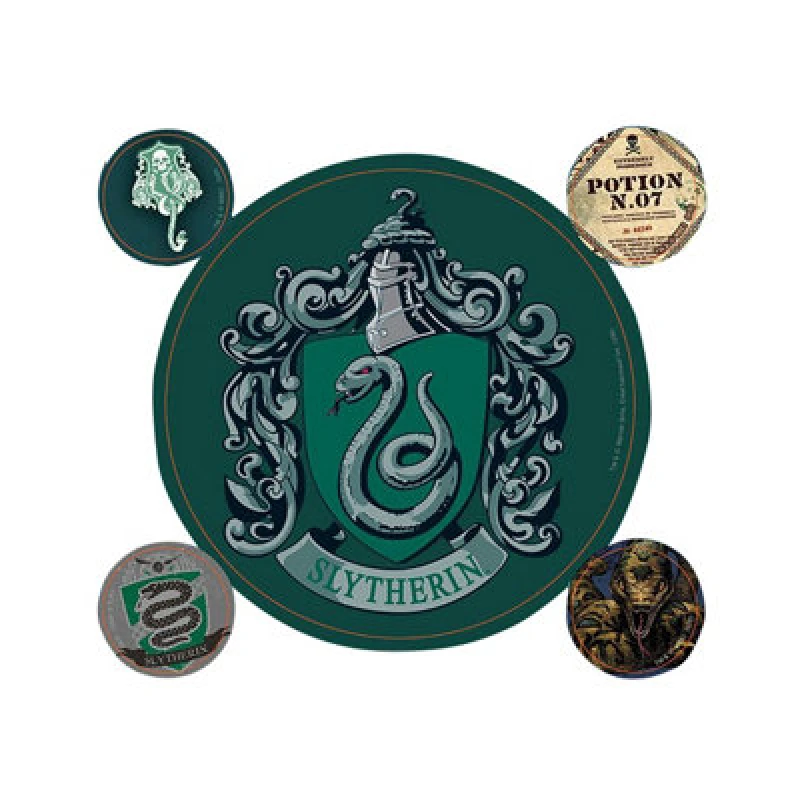 Image of Harry Potter Slytherin Stickers Green unisex