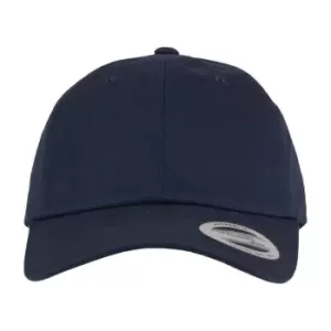 Image of Flexfit Unisex Low Profile Cotton Twill Cap (One Size) (Navy)