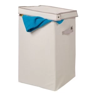 Image of Russel Folding Laundry Box - Cream