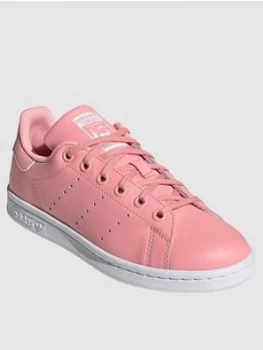 Image of adidas Originals Junior Stan Smith Trainers - Pink, Size 4