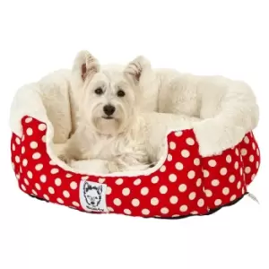 Image of Bunty Large Deep Dream Bed - Red