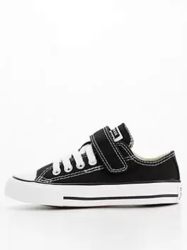 Image of Converse Chuck Taylor All Star 1v Easy-on Childrens Ox Trainers, Black, Size 12