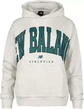 Image of New Balance NB Athletics Warped Classics Sweatshirt Hooded sweater mottled grey