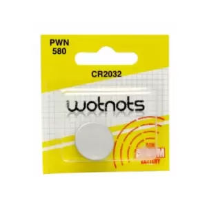 Image of Wot-nots - Coin Cell Battery CR2032 - Lithium 3V - PWN580