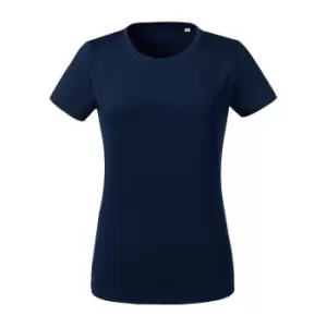 Image of Russell Womens/Ladies Heavyweight Short-Sleeved T-Shirt (L) (French Navy)