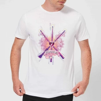 Image of Harry Potter Until The Very End Mens T-Shirt - White - XS