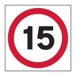 Image of 15MPH (Speed Limit) - RPVC (400 x 400mm)