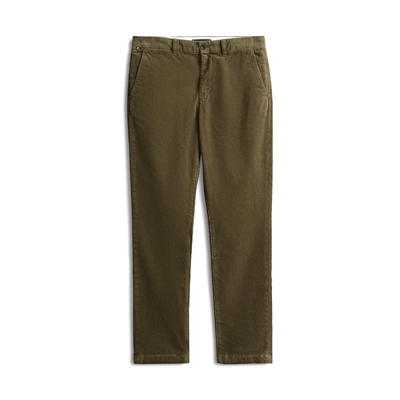 Image of Tommy Hilfiger Mens Denton Cord Chinos Bat Green PLI male 32W R