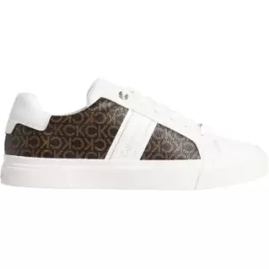 Image of Calvin Klein Low Profile Lace Up - Mono - White
