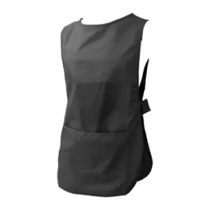Image of Dennys Womens/Ladies Workwear Tabard (M) (Black)