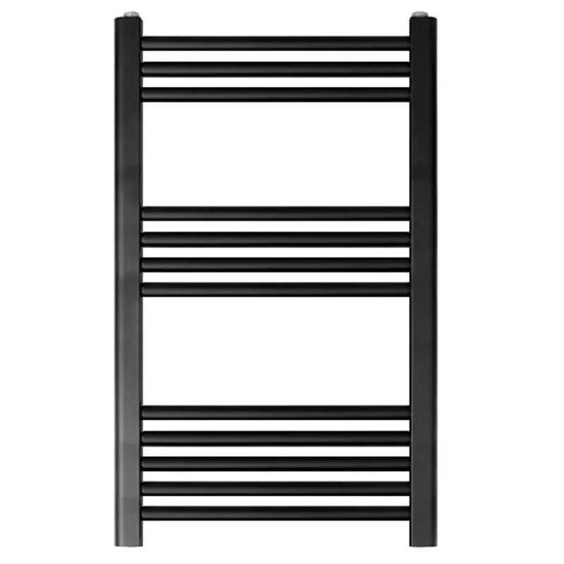 Image of Balterley Straight Heated Towel Rail Radiator, 455W, 500 x 800mm, Matt Black Unisex