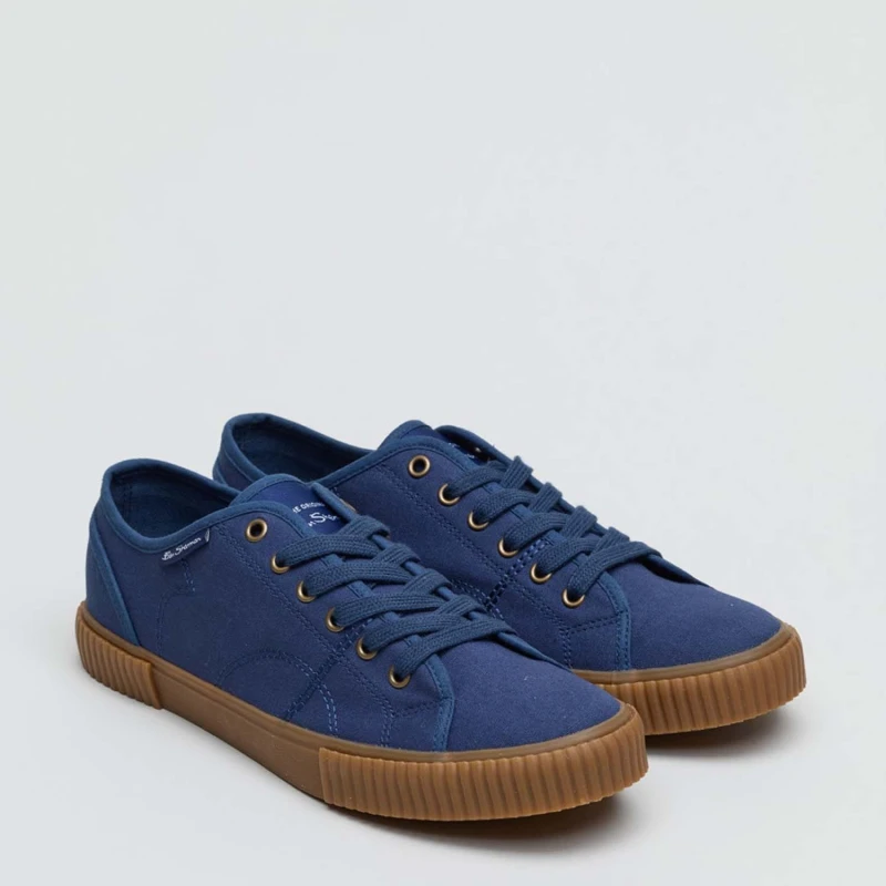 Image of Ben Sherman Canvey Trainers Navy male UK 7