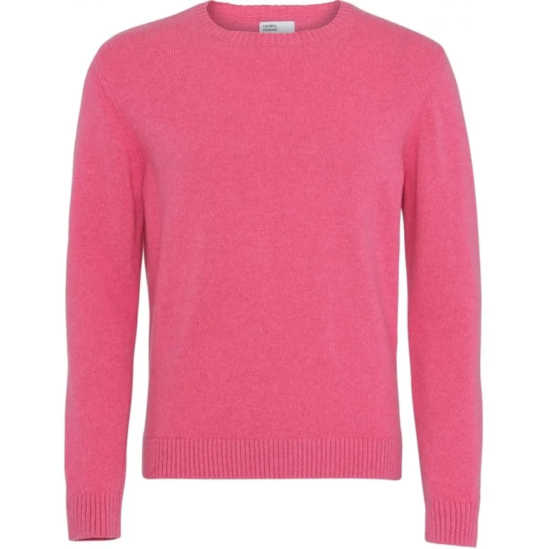 Image of Colorful Standard Wool round neck sweater Colorful Standard Classic Merino bubblegum pink Rose Unisex S