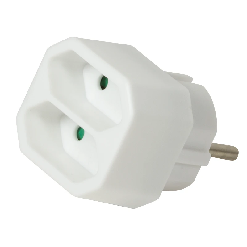 Image of LogiLink LPS218 power extension 2 AC outlet(s) Indoor White