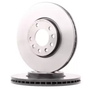 Image of PAIR PAINTED BREMBO BRAKE DISCS 09.6997.11