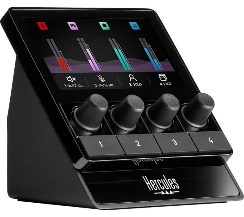 Image of HERCULES Stream 100 Audio Controller - Black 3362934746339