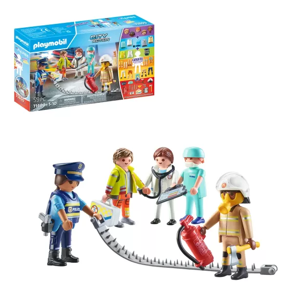 Image of Playmobil 71400 My Figures - Rescue